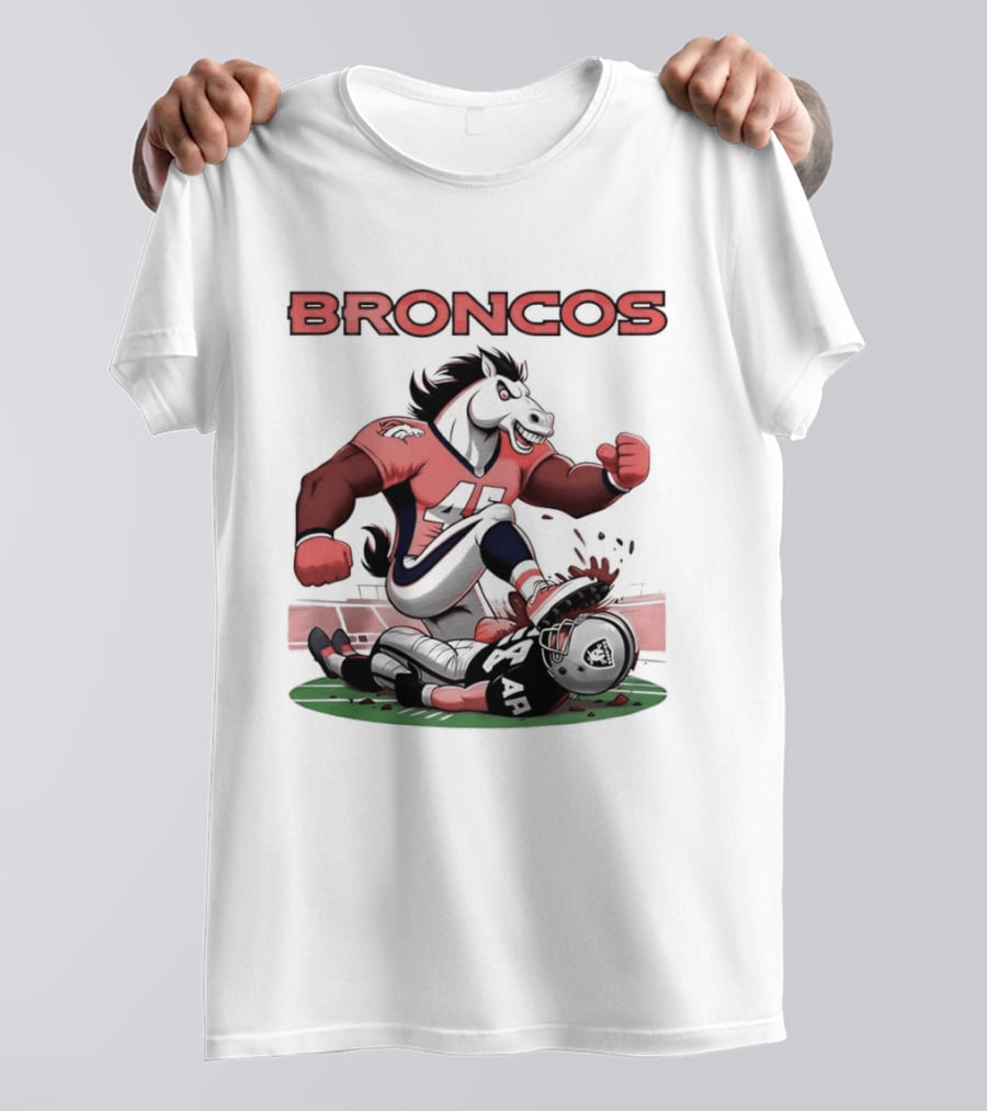 Denver Broncos Vs Raiders Beat Rivals Football Showdown T-Shirt