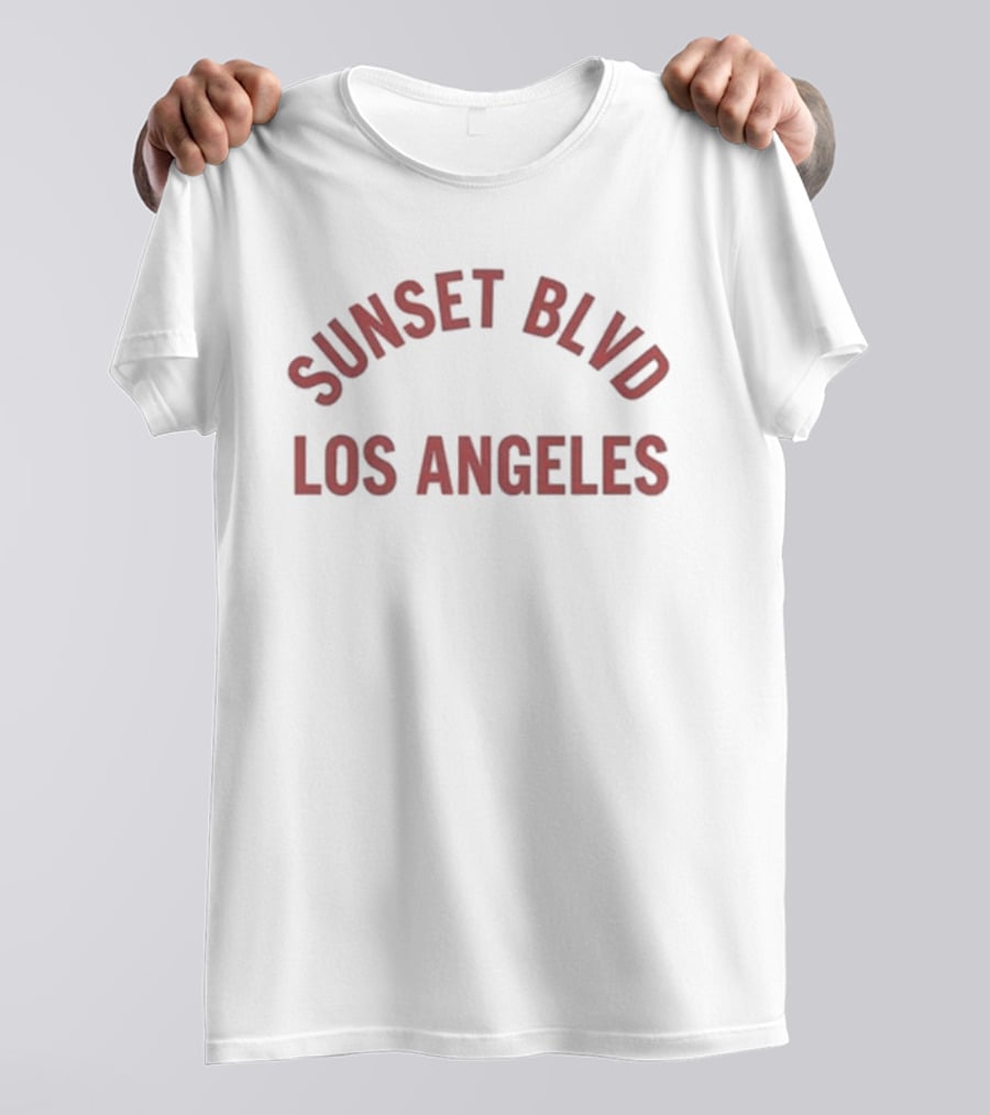 High Potential Morgan Sunset BLVD Los Angeles T-Shirt