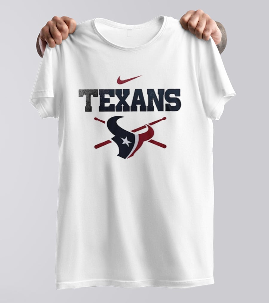 Nike Texans Drummer Houston Football Fan T-Shirt
