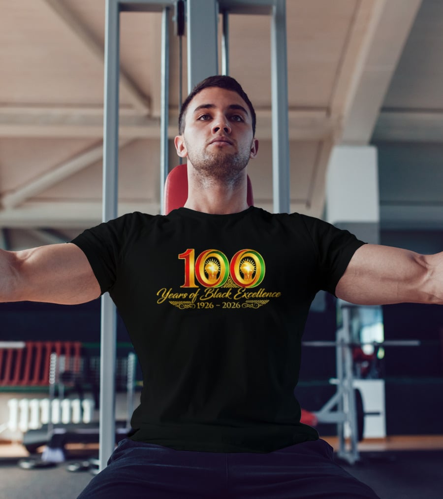 100 Years Of Black Excellence 1926 2026 Celebration Of Heritage T-Shirt