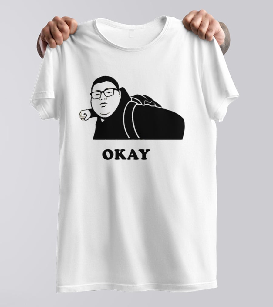 Okay Meme Black And White T-Shirt