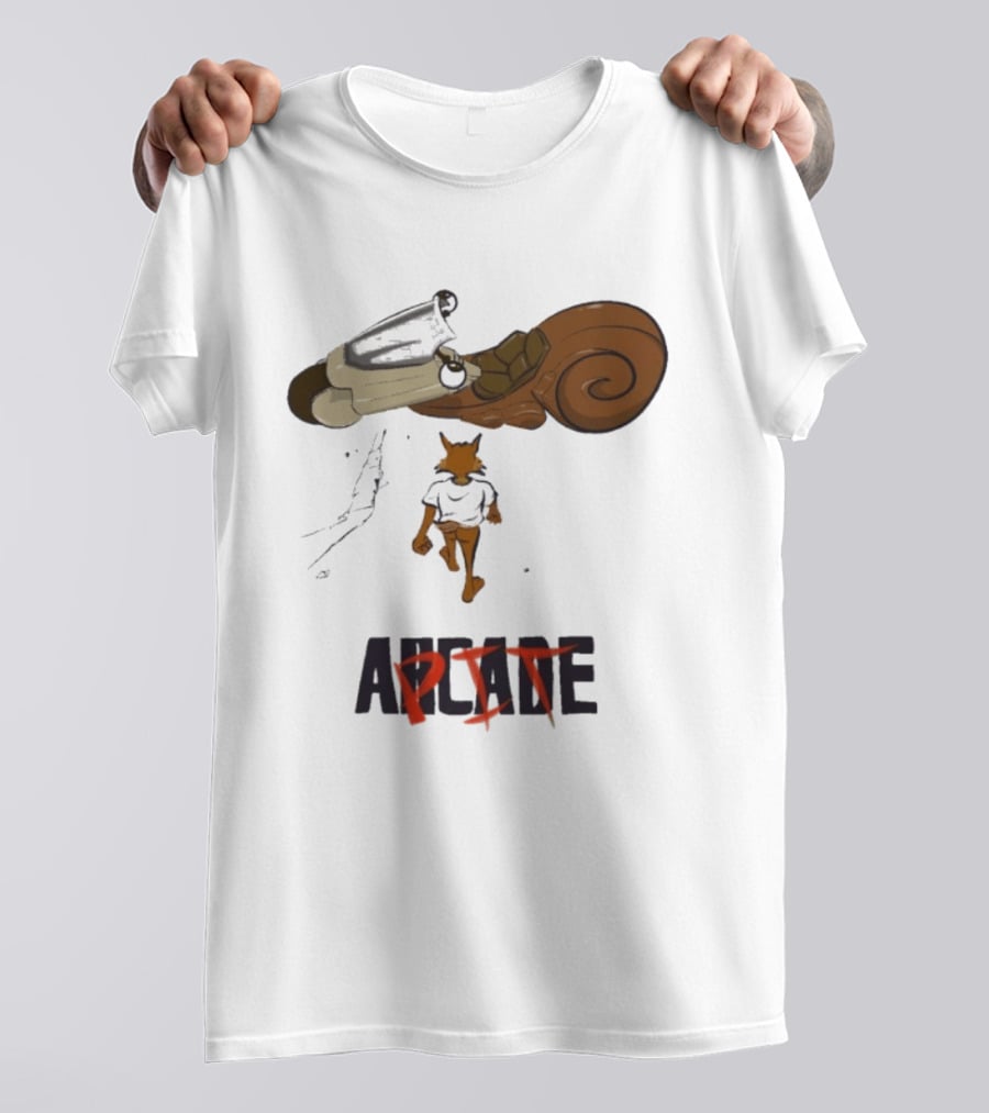 Smight Akira Arcade Pit Retro Futuristic Motorcycle Adventure T-Shirt