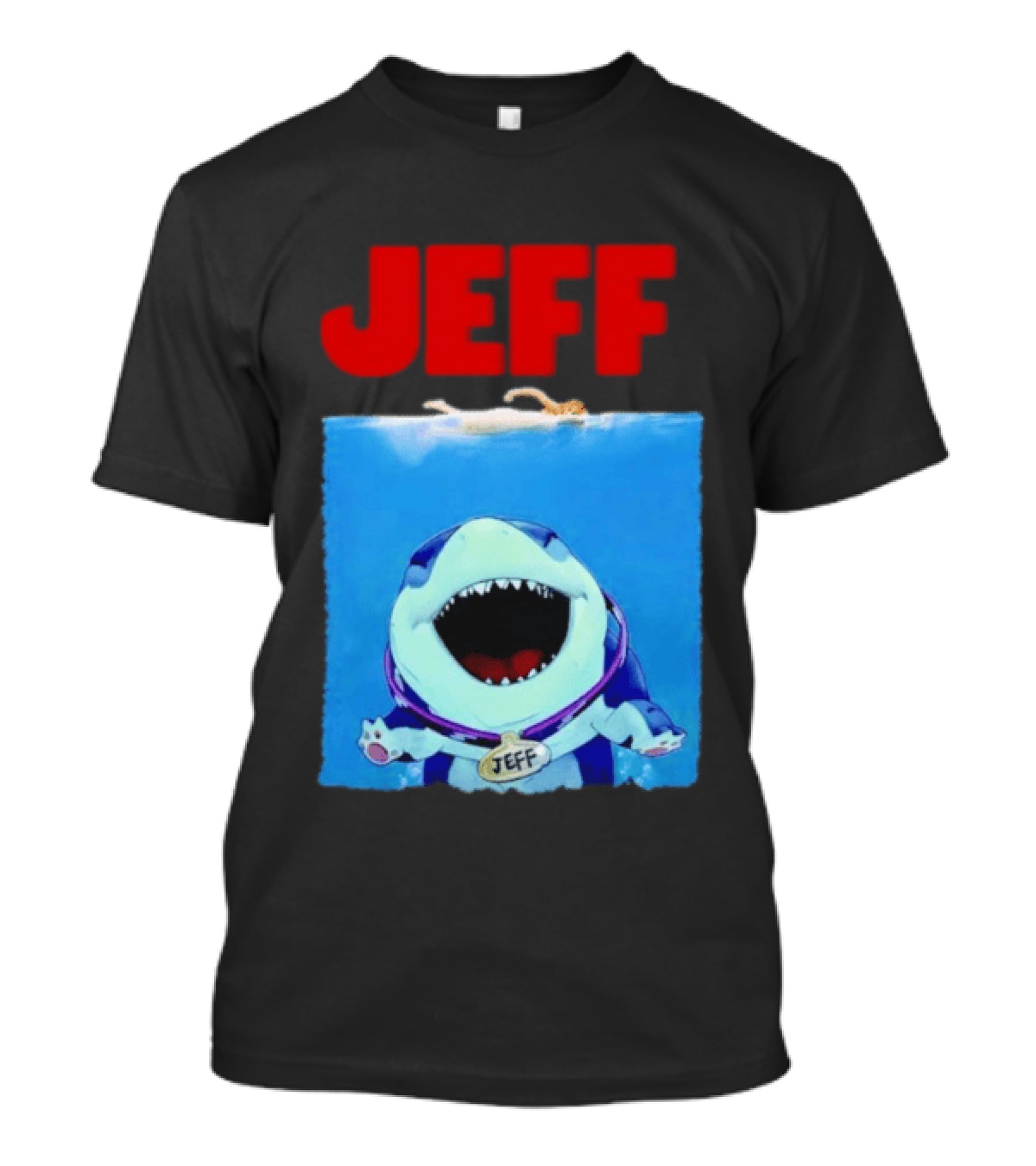 Jeff The Land Shark Jaws Movie T-Shirt