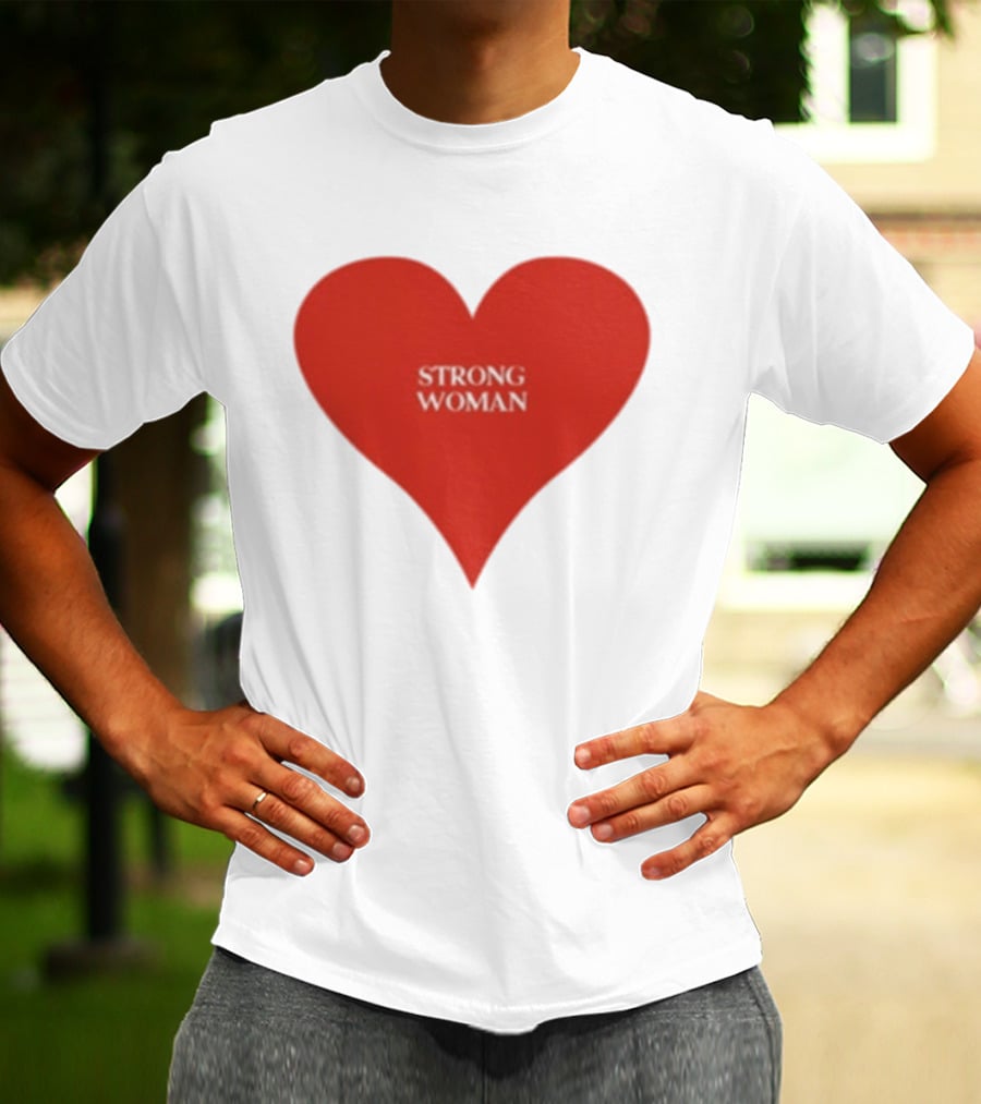 Strong Woman Heart Gemma Johnson Neighborhood Empowerment T-Shirt