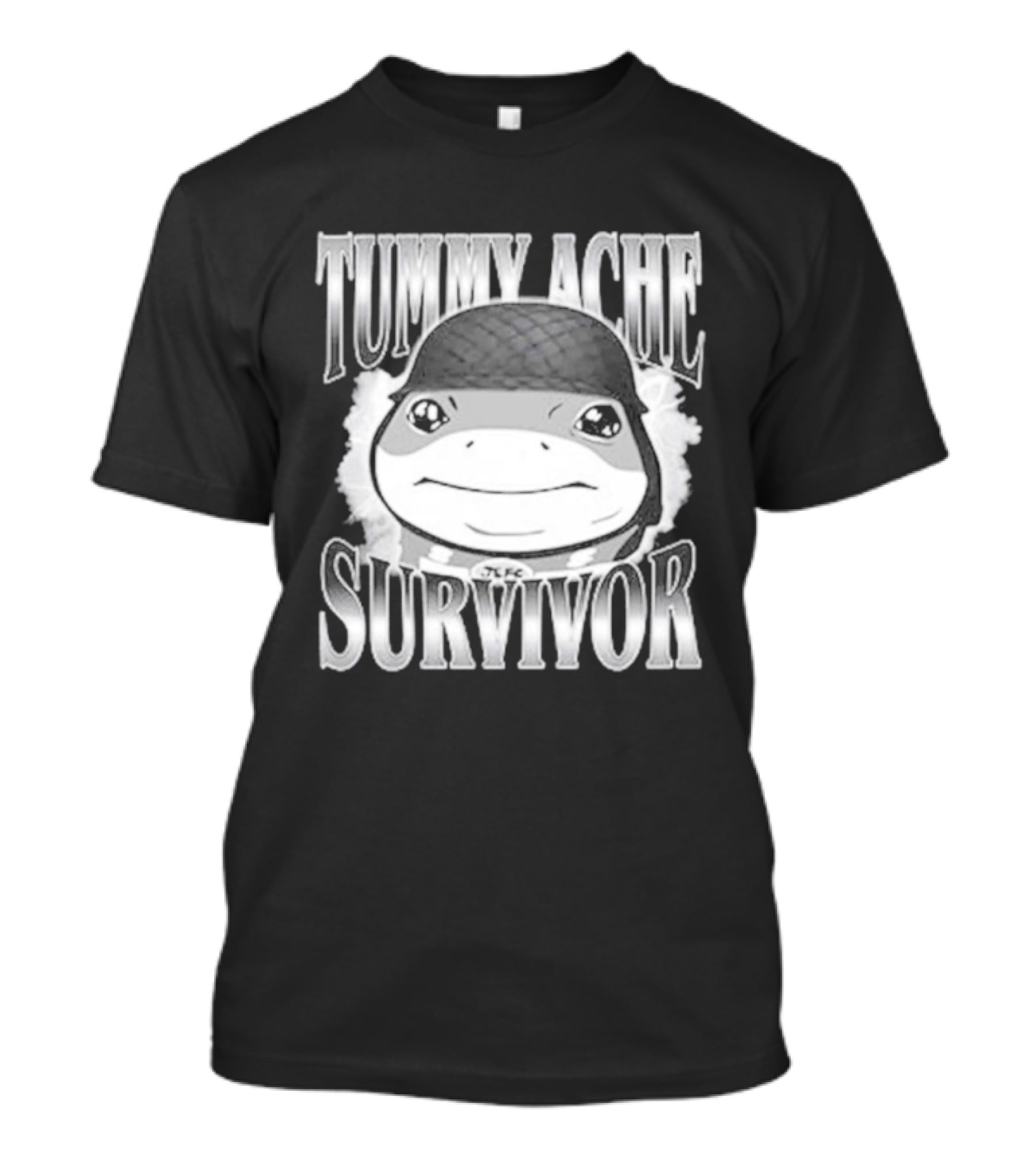 Tummy Ache Survivor Jeff The Land Shark Helmet Meme T-Shirt