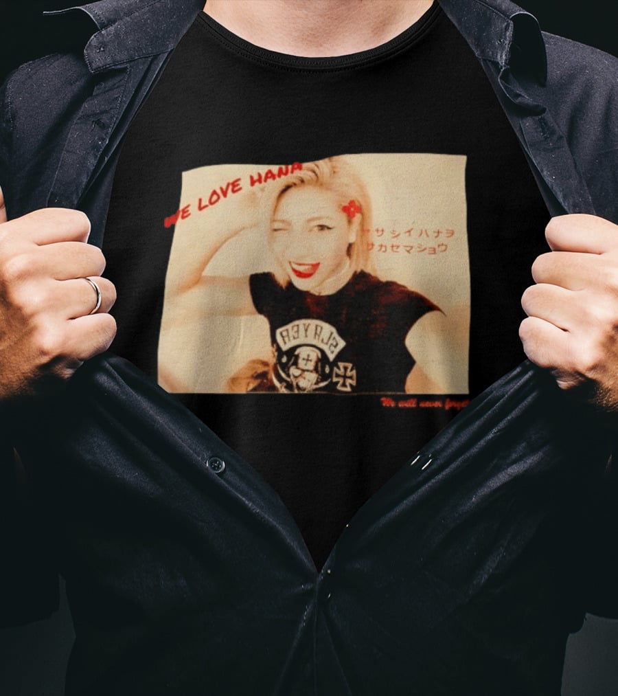 We Love Hana Kimura Punk Style Photo T-Shirt