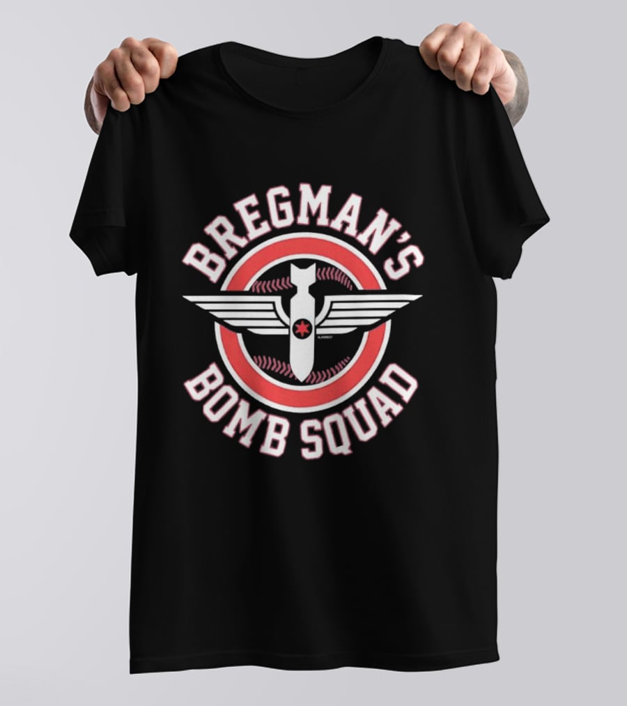 Bregman's Bomb Squad Baseball Wings T-Shirt