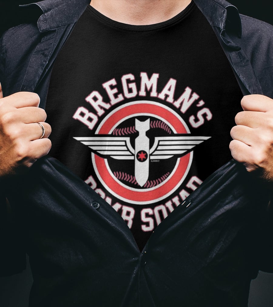 Bregman's Bomb Squad Baseball Wings T-Shirt