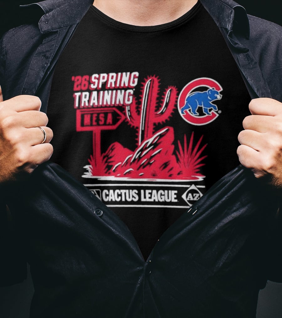 Chicago Cubs 2026 Cactus League Spring Training T-Shirt