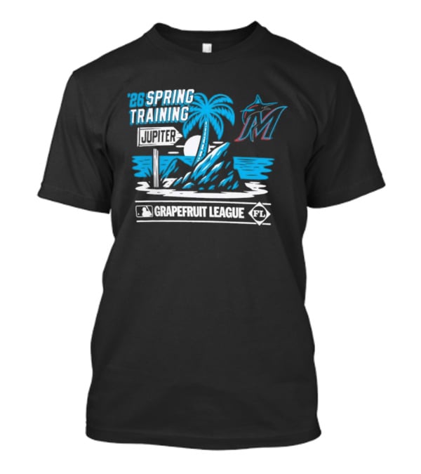 Miami Marlins 2026 Jupiter Grapefruit League Spring Training T-Shirt