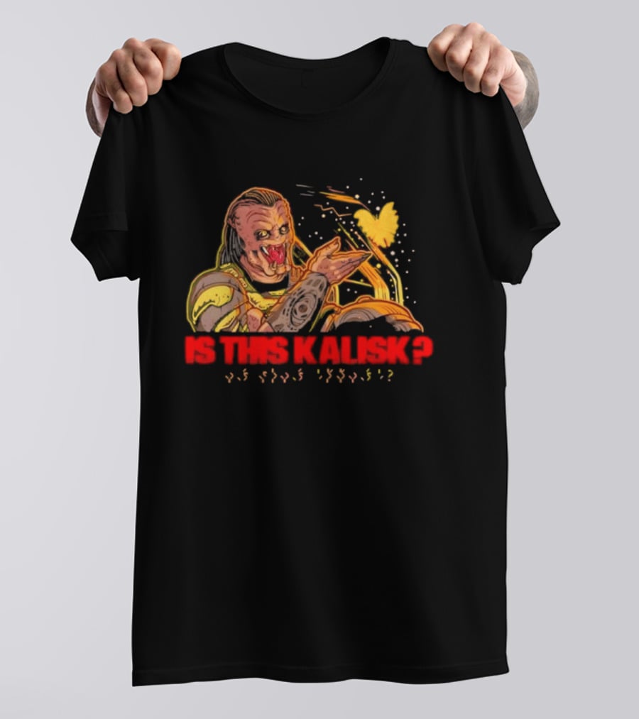 Is This Kalisk Monster Cartoon Character With Heart And Red T-Shirt