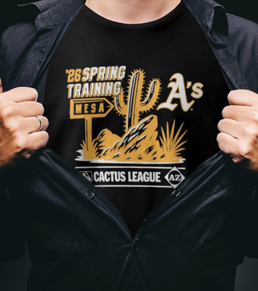 Oakland Athletics 2026 Spring Training Arizona Cactus League A's Baseball T-Shirt
