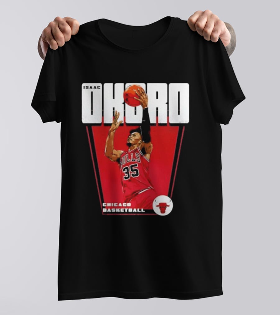Chicago Basketball Okoro 35 Bulls Dunk T-Shirt