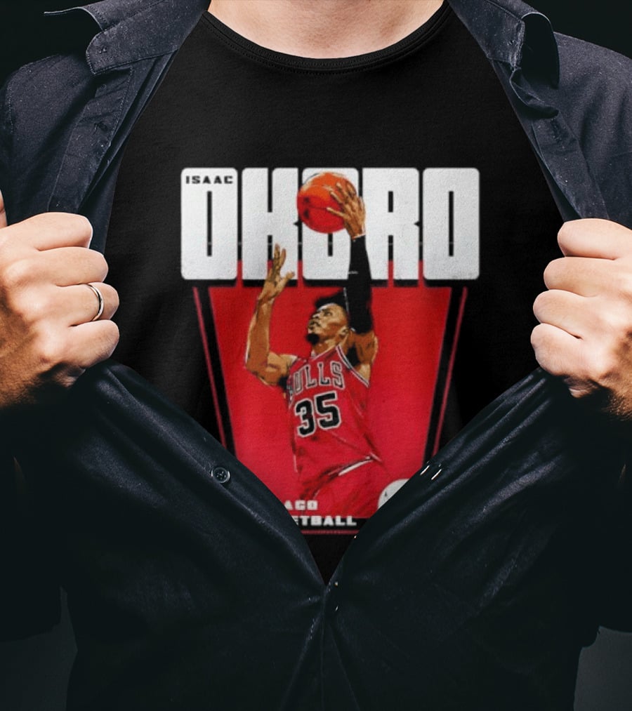 Chicago Basketball Okoro 35 Bulls Dunk T-Shirt