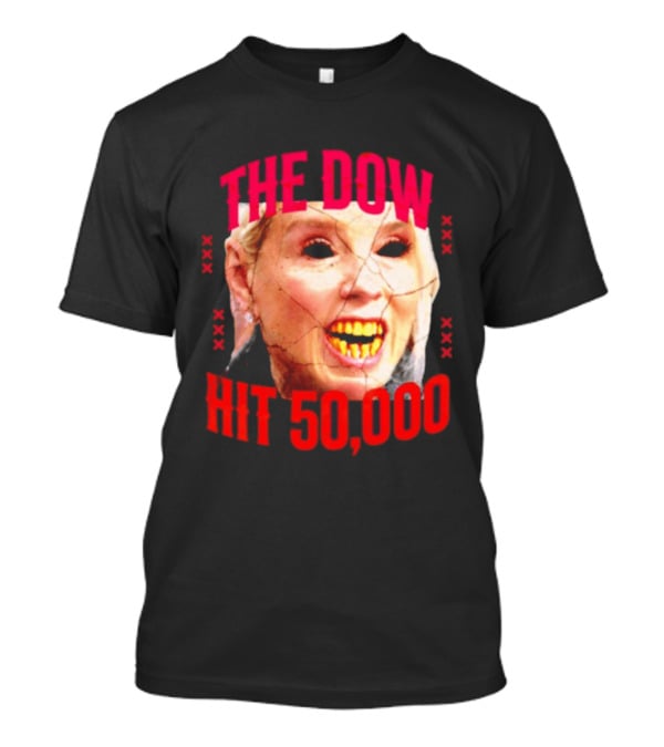 Pam Bondi The Dow Hit 50 000 Protest Epstein Files T-Shirt