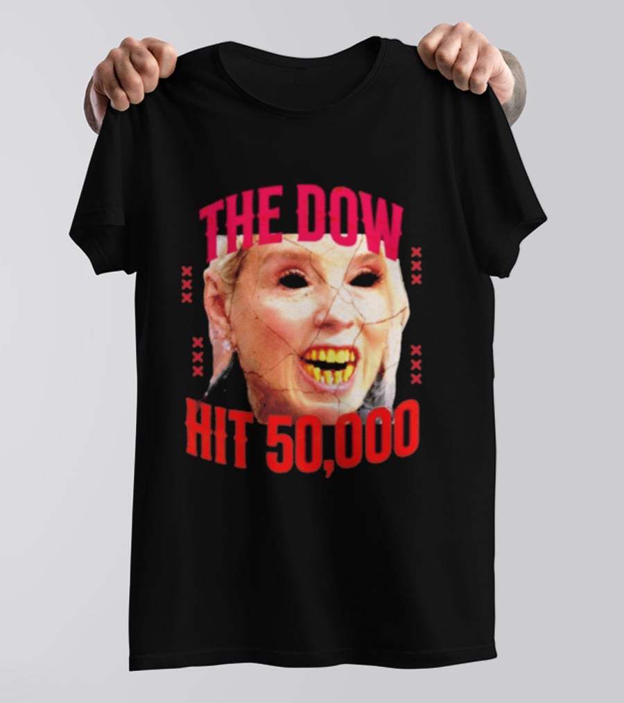 Pam Bondi The Dow Hit 50 000 Protest Epstein Files T-Shirt