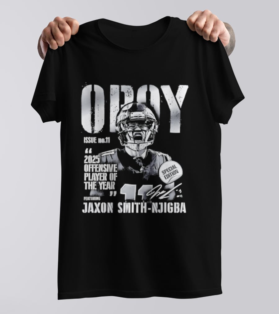 Seattle Seahawks 2025 Offensive Player Of The Year Jaxon Smith Njigba 11 T-Shirt