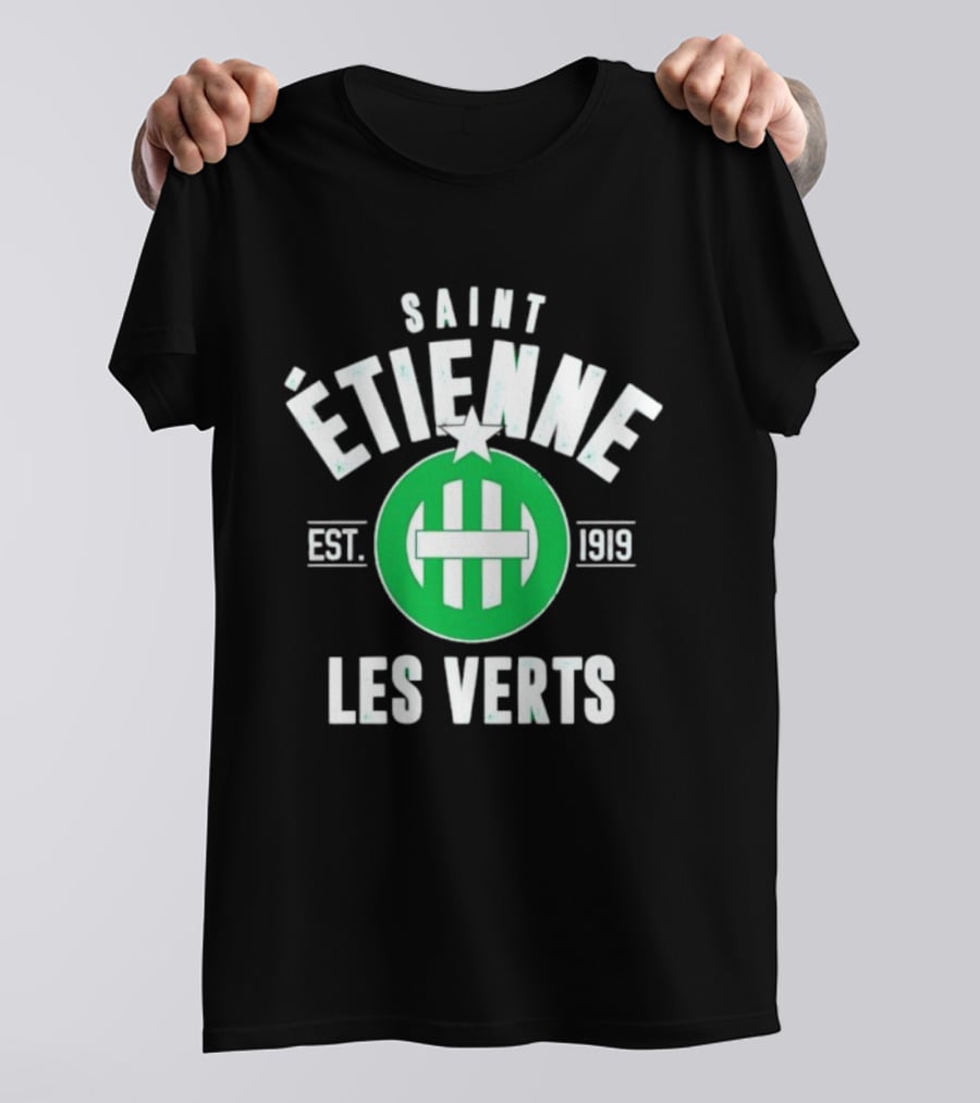 Saint Étienne Established 1919 Les Verts Soccer Heritage T-Shirt