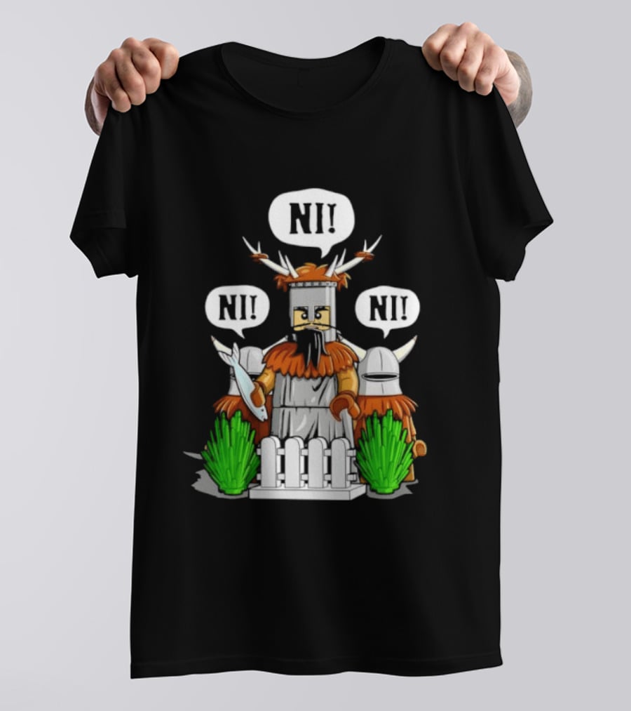 Knights Of Ni Monty Python Nature Comedy Scene T-Shirt
