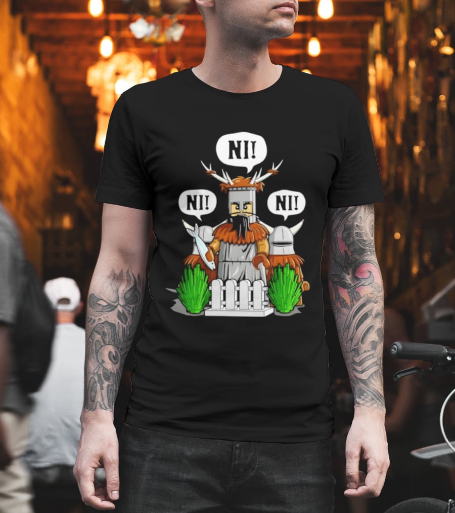 Knights Of Ni Monty Python Nature Comedy Scene T-Shirt