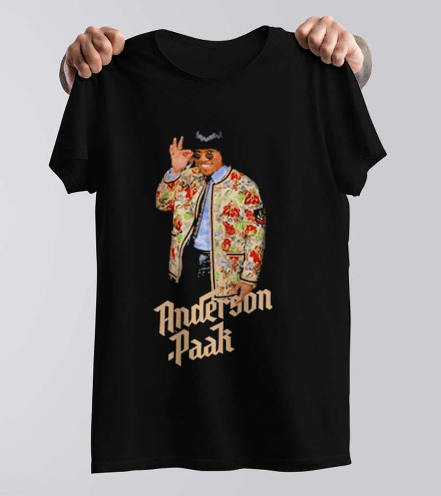 Anderson Paak Floral Jacket Style Moment T-Shirt