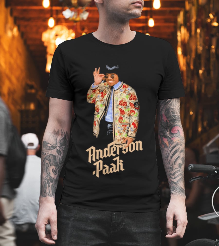 Anderson Paak Floral Jacket Style Moment T-Shirt