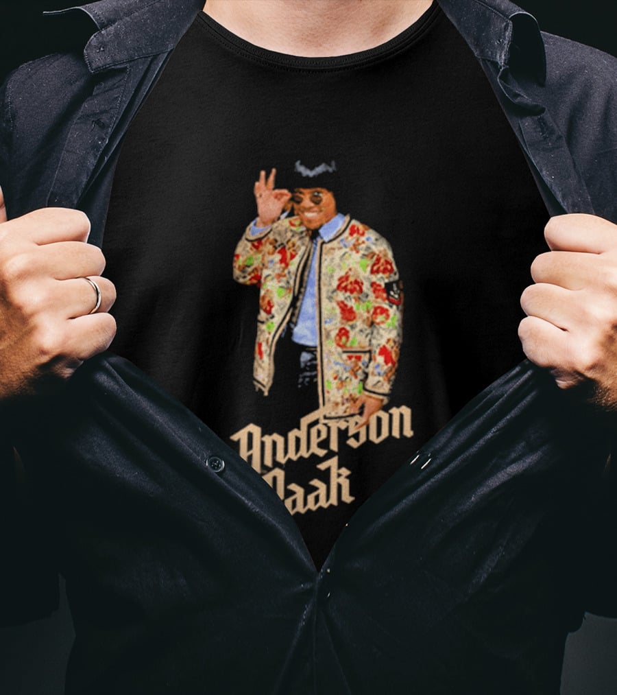 Anderson Paak Floral Jacket Style Moment T-Shirt