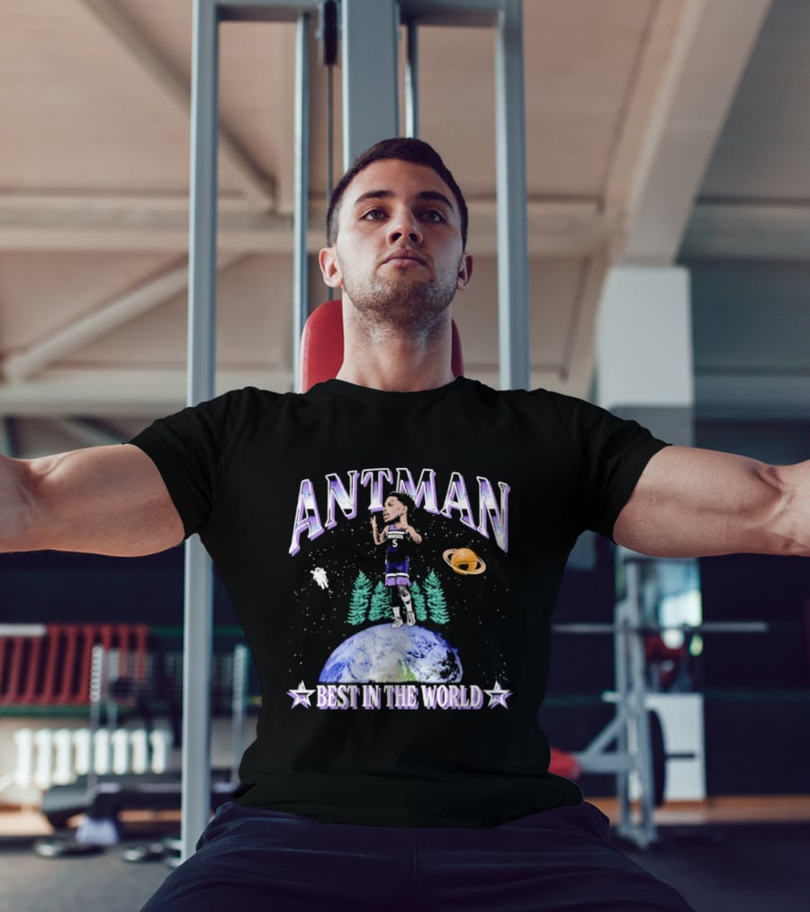 ANTMAN Best In The World Minnesota Timberwolves Basketball Planetary T-Shirt