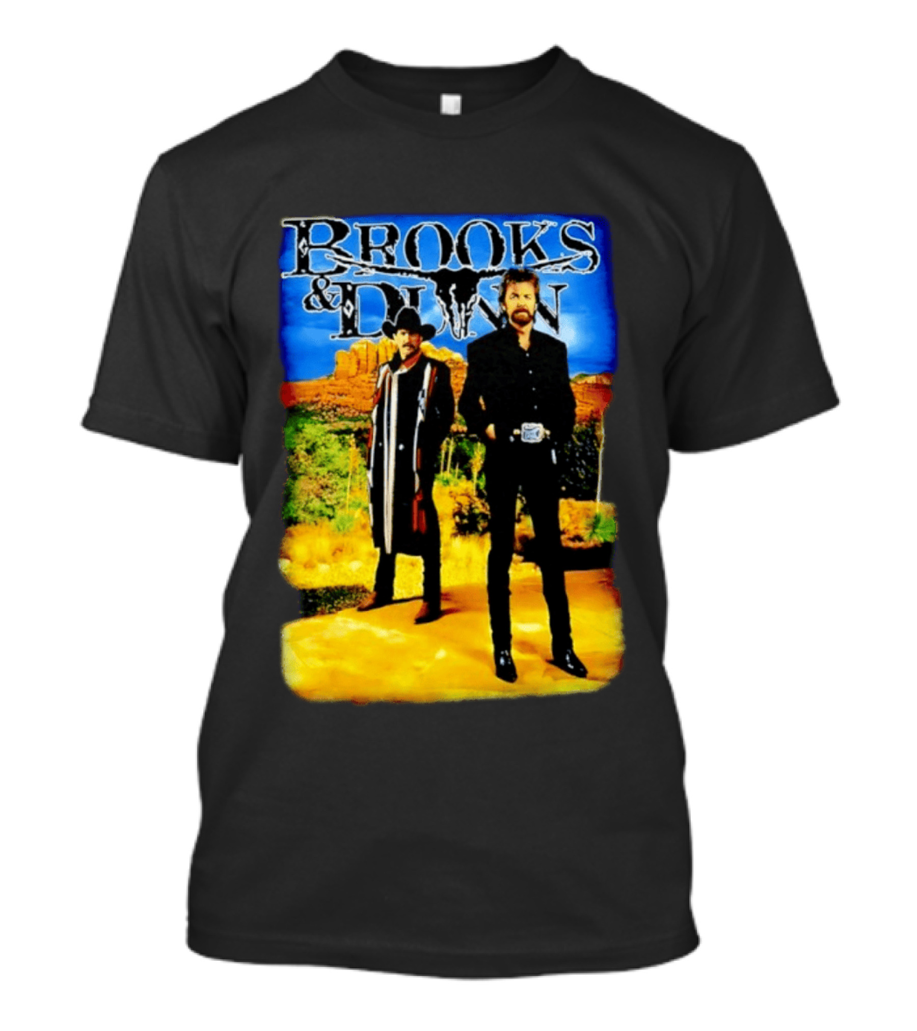 Brooks And Dunn Western Style Desert T-Shirt