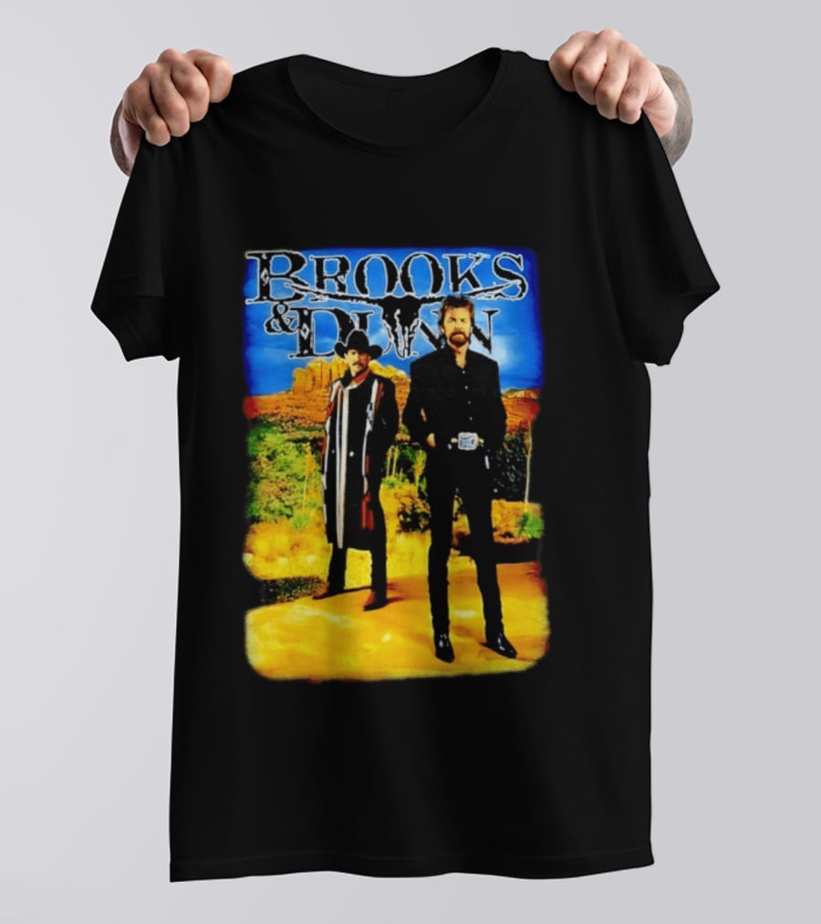 Brooks And Dunn Western Style Desert T-Shirt