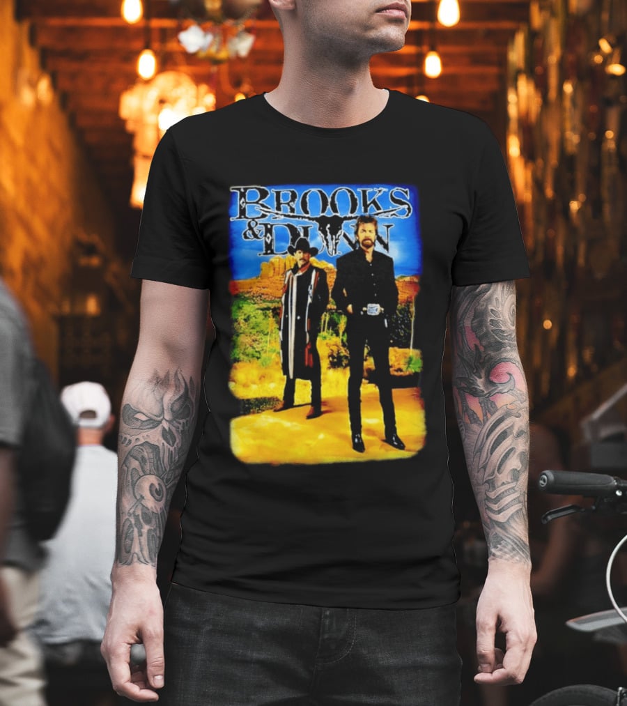 Brooks And Dunn Western Style Desert T-Shirt