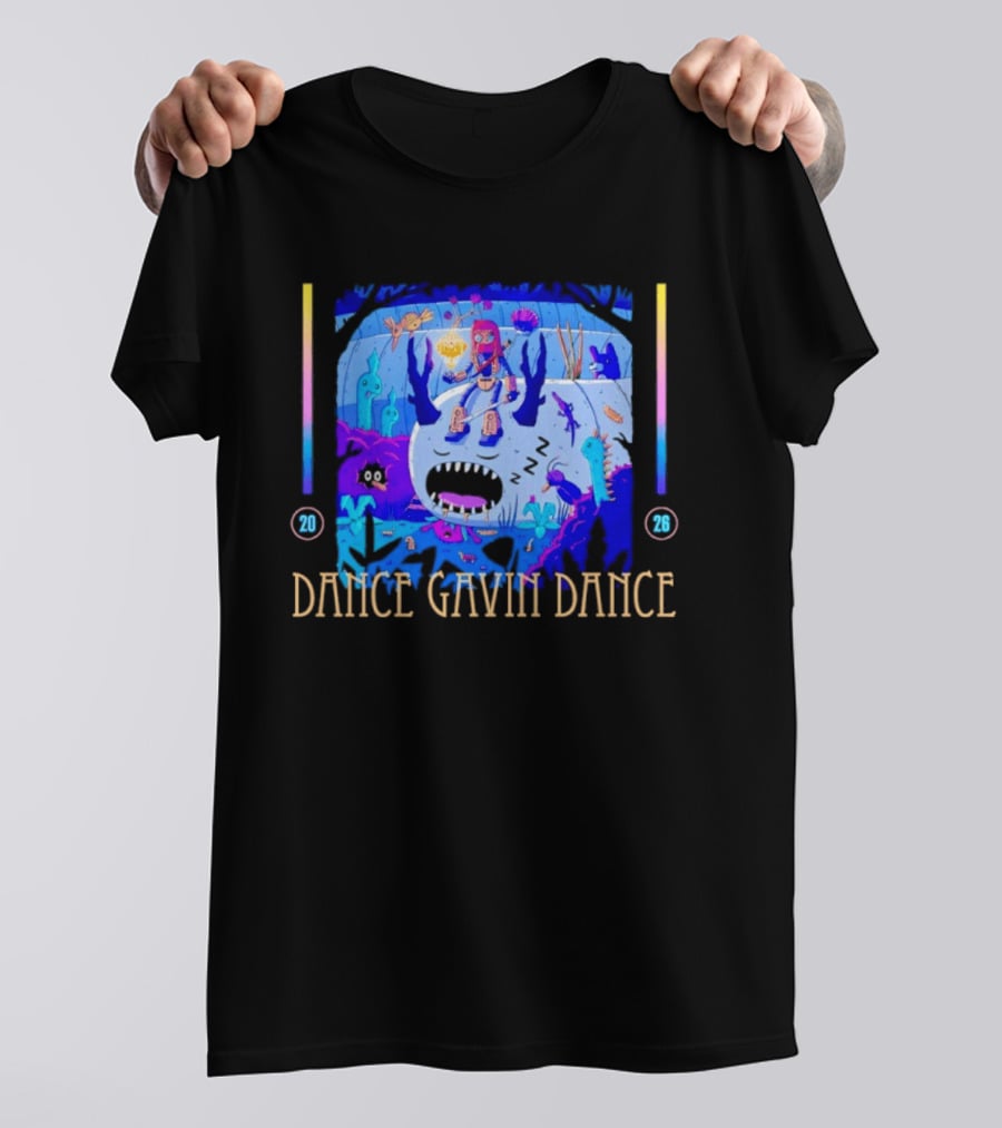 Dance Gavin Dance 2026 Tour Surreal Ocean Adventure T-Shirt