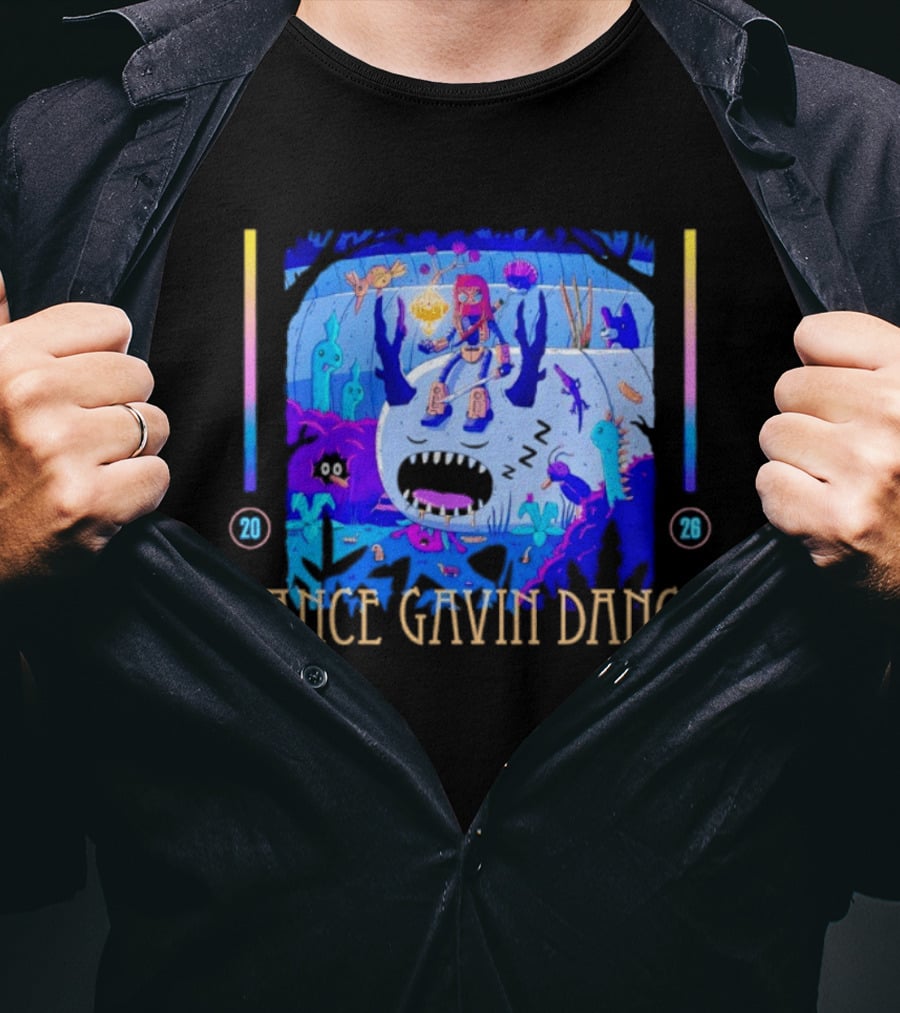 Dance Gavin Dance 2026 Tour Surreal Ocean Adventure T-Shirt