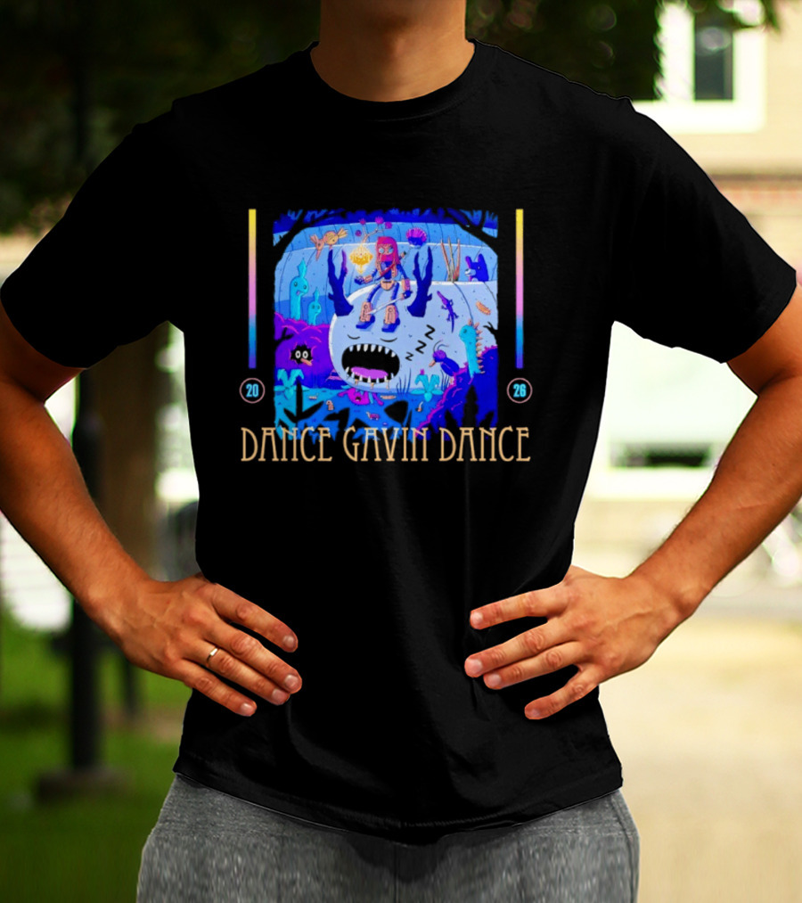 Dance Gavin Dance 2026 Tour Surreal Ocean Adventure T-Shirt