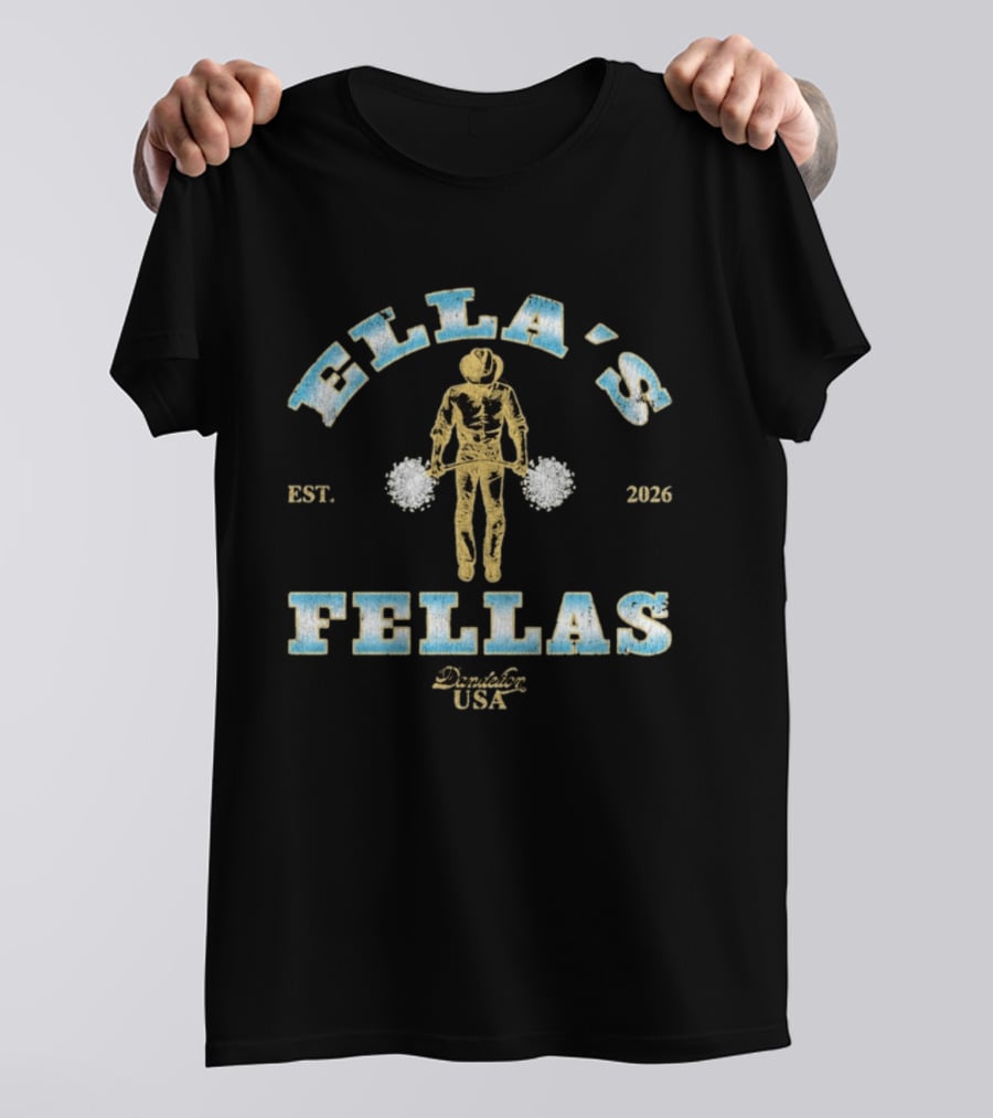 ELLA'S FELLAS EST. 2026 Drumlin USA T-Shirt