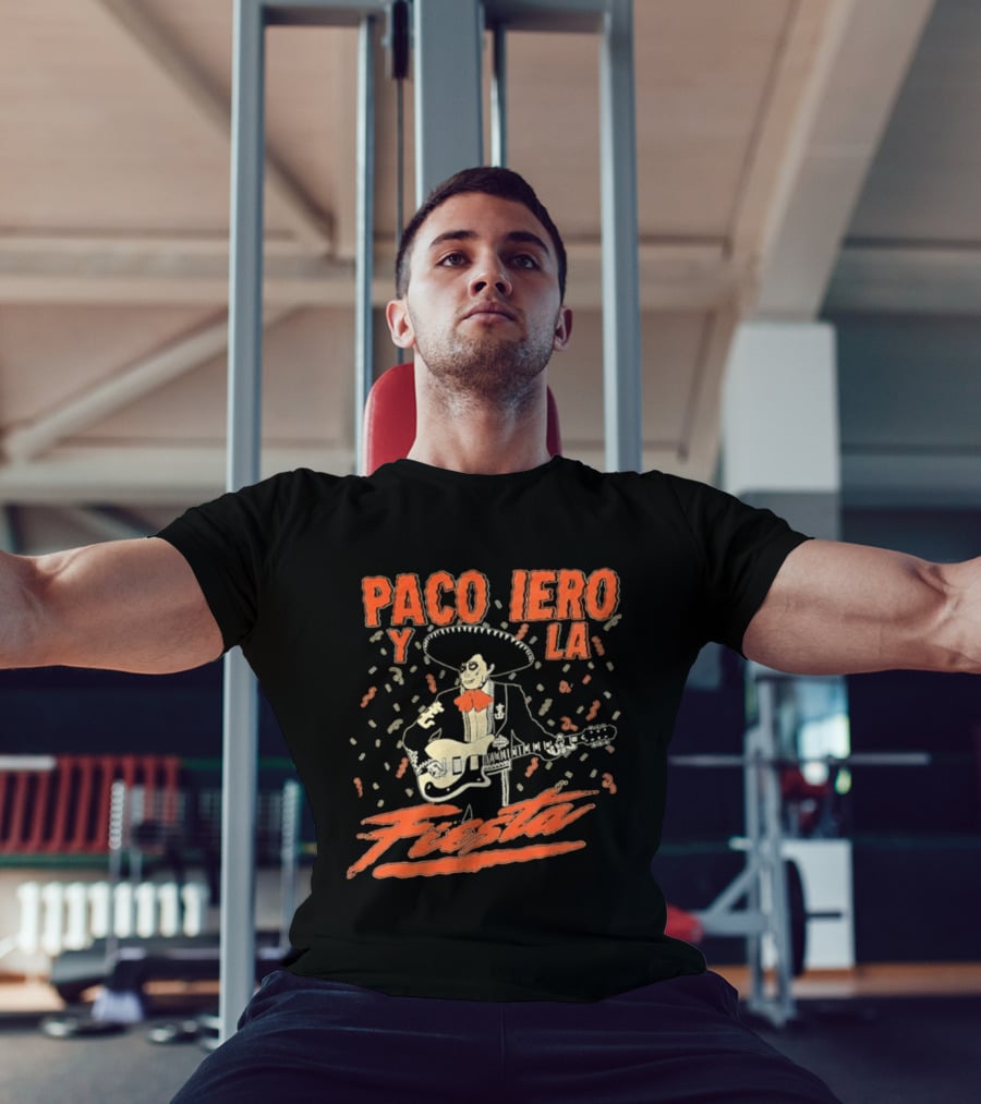 Paco Iero Y La Fiesta Sombrero Guitar Celebration T-Shirt