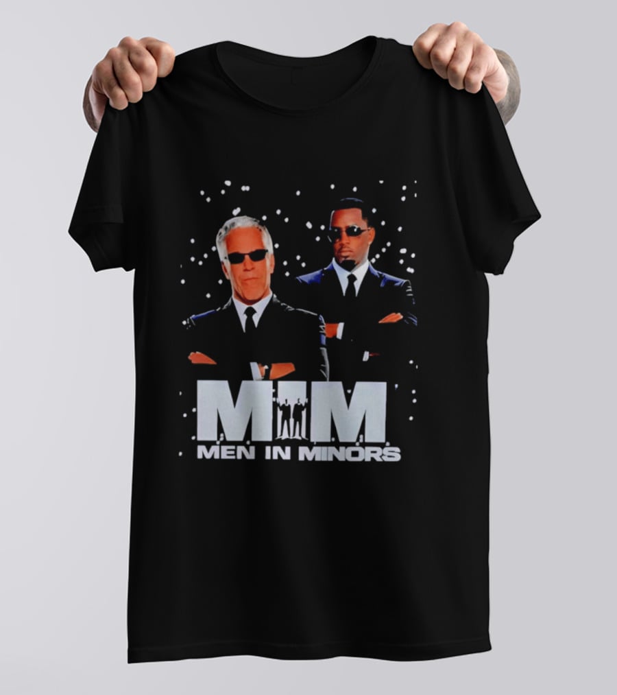 Men In Minors MIM Jeffrey Epstein Sean Combs T-Shirt