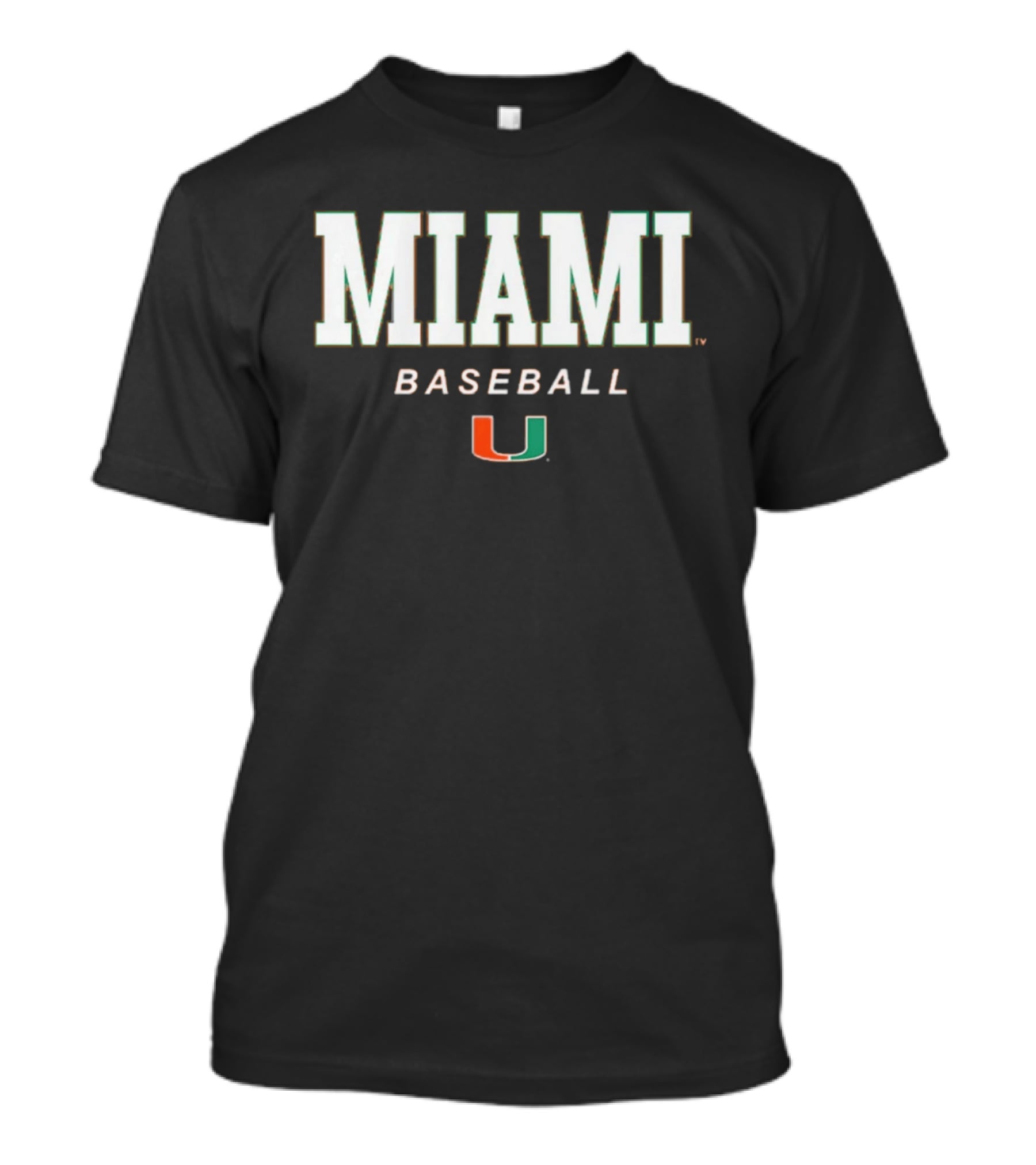 Miami Baseball Miami U Wordmark T-Shirt