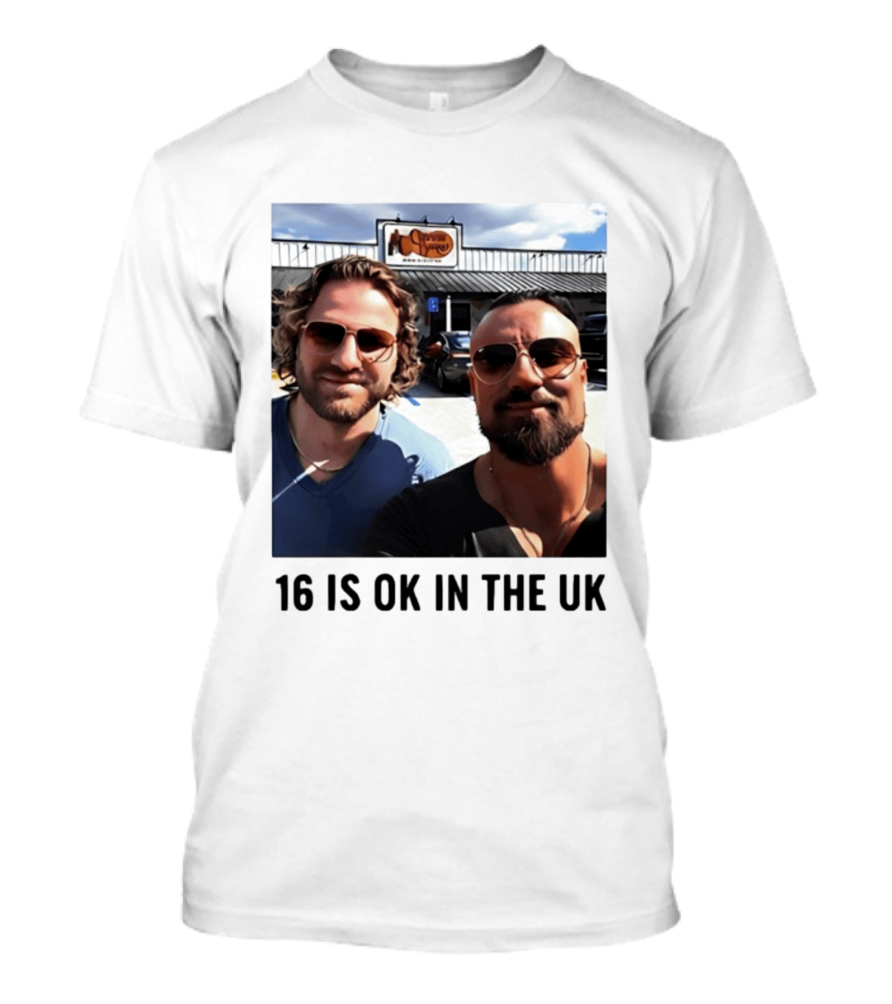 Adam Page Marty Scurll Cracker Barrel 16 Is OK In The UK T-Shirt