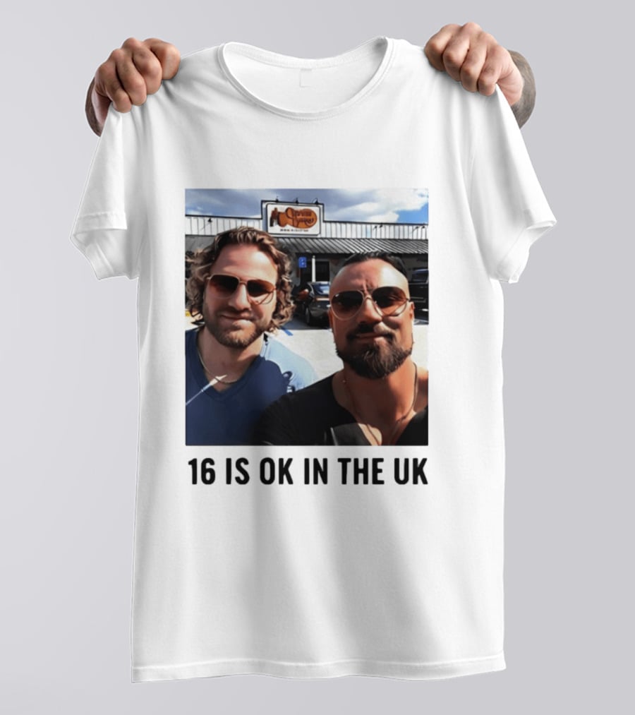 Adam Page Marty Scurll Cracker Barrel 16 Is OK In The UK T-Shirt