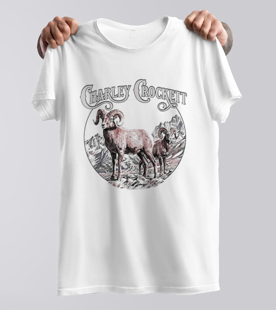 Charley Crockett Age Of The Ram Majestic Mountain Rams T-Shirt