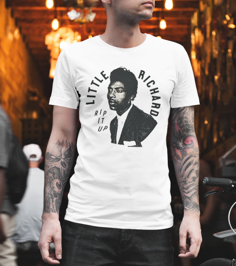 Little Richard Rip It Up Vintage Style Iconic Music T-Shirt