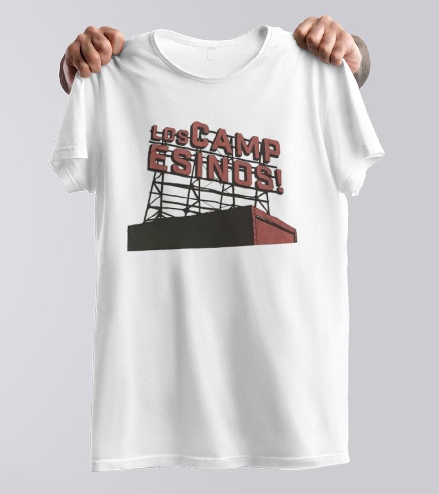 Los Campesinos Retro Marquee Sign T-Shirt