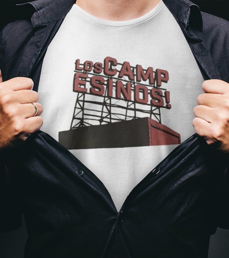 Los Campesinos Retro Marquee Sign T-Shirt