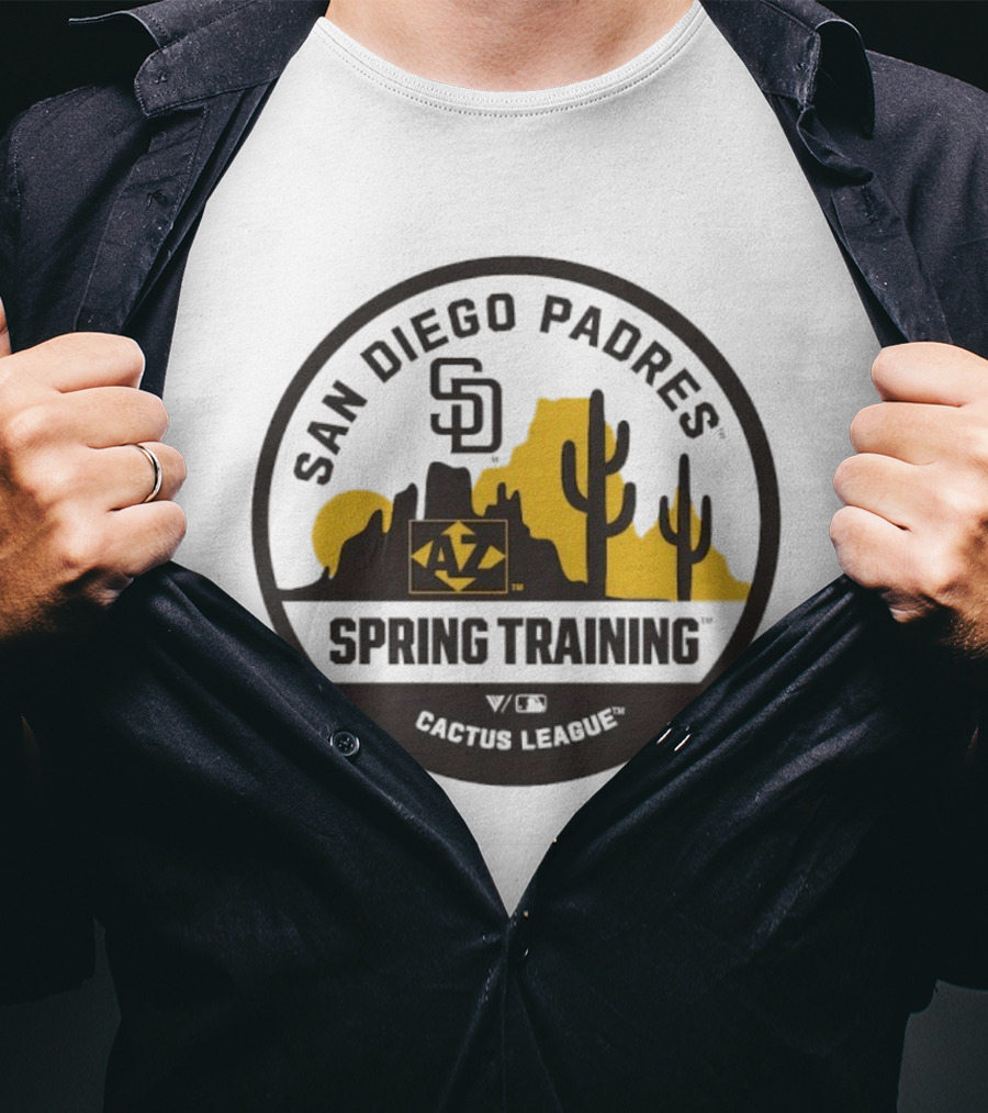 San Diego Padres Spring Training Cactus League Luxe Knit Levelwear T-Shirt