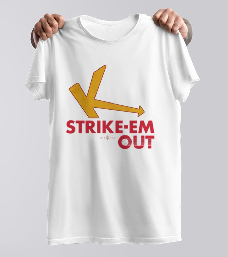 Strike Em Out Arrow CJ Beatt Baseball T-Shirt