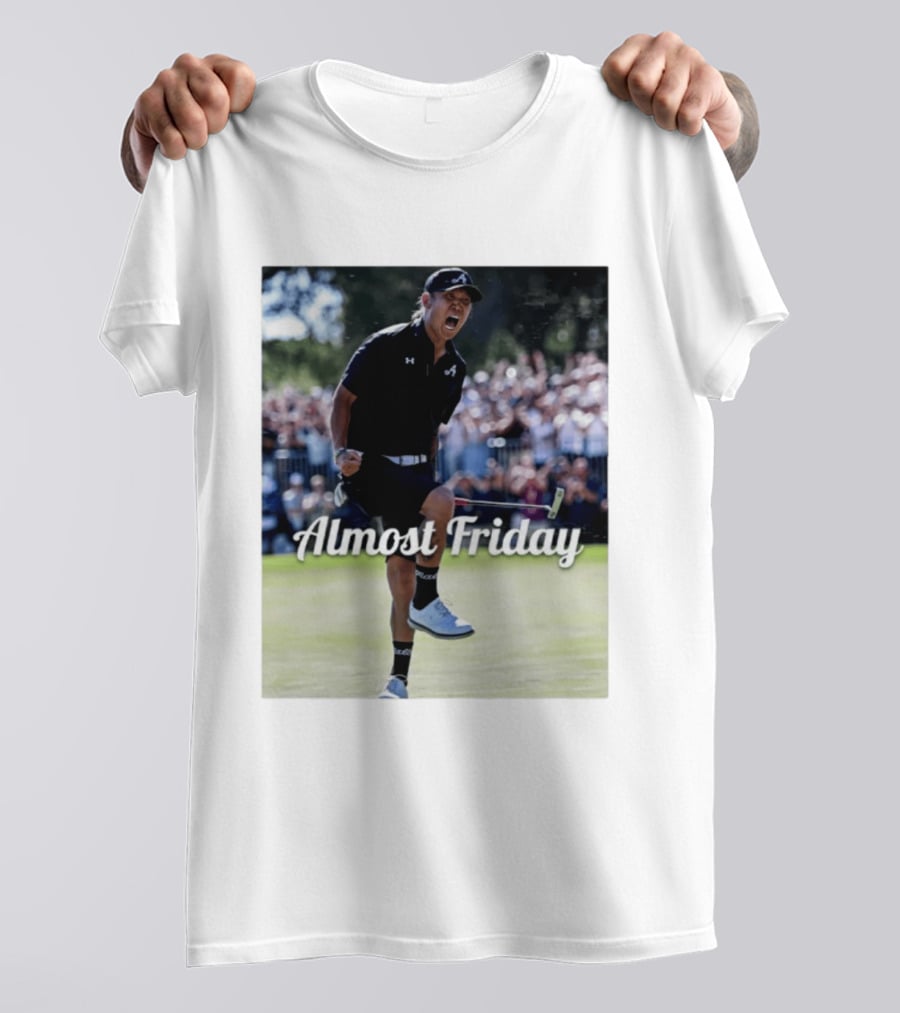 Anthony Kim Almost Friday Golf Comeback Celebration Moment T-Shirt