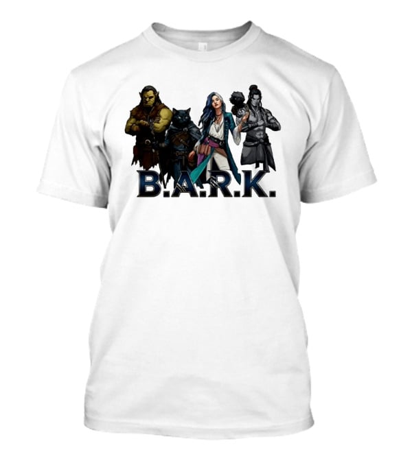 B.A.R.K. Tyranny Of Dragons Fantasy Character Ensemble T-Shirt