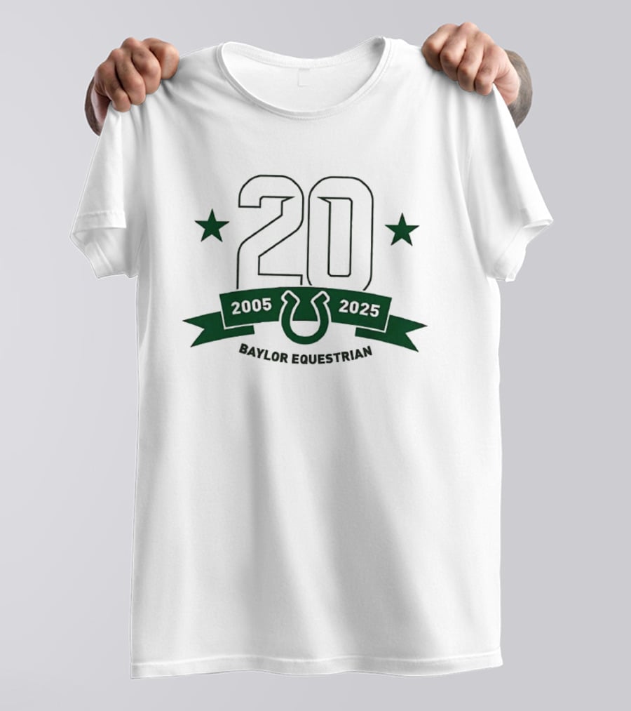 Baylor Equestrian 20 Years Celebration 2005 2025 T-Shirt