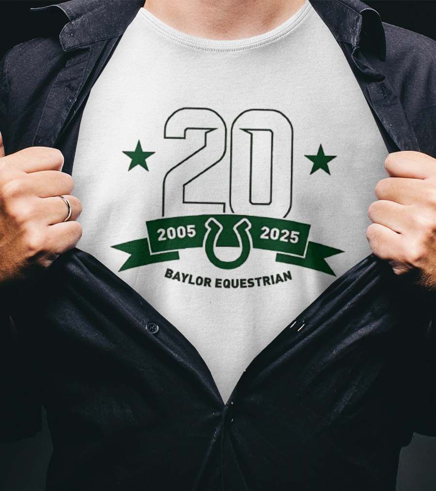Baylor Equestrian 20 Years Celebration 2005 2025 T-Shirt